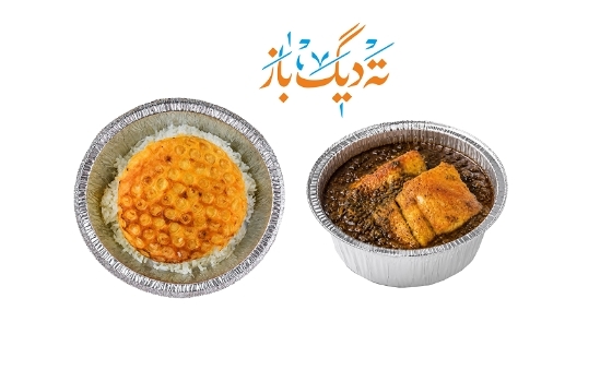 برنج و خورشت قلیه ماهی